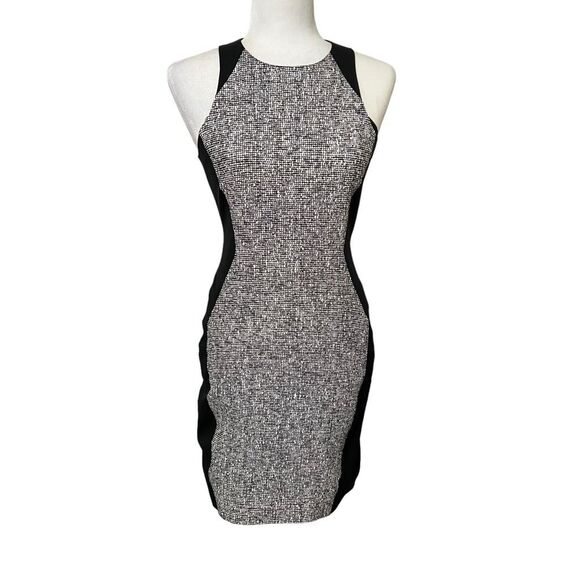 Rag & Bone White & Black Bodycon Sheath Dress XSmall. Weave Pattern - Picture 1 of 11